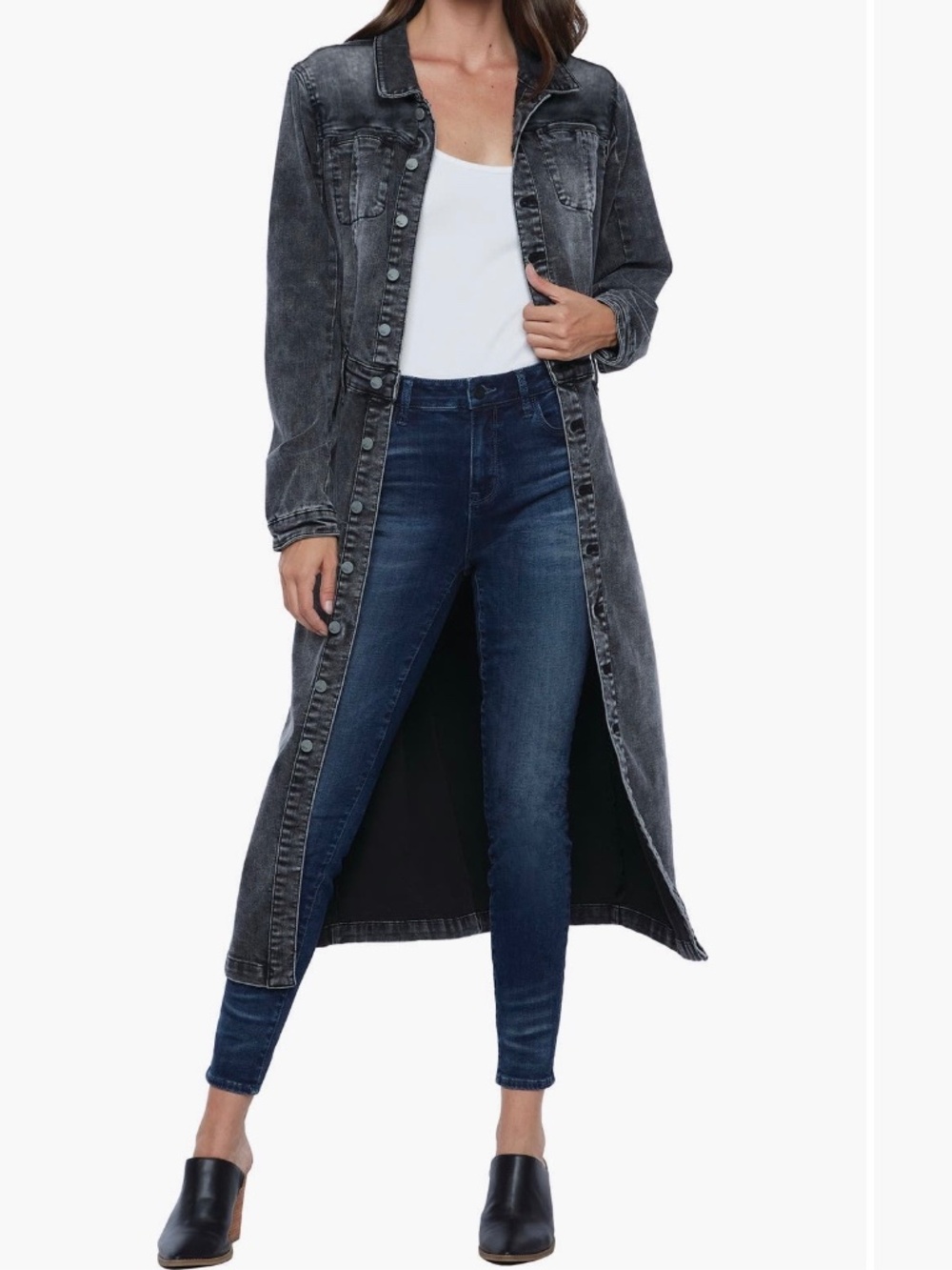 Long sleeve denim coat/dress